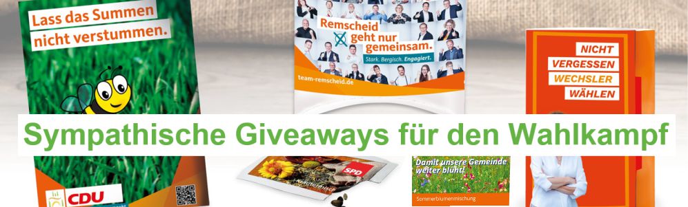 Grüne Wahlkampfartikel